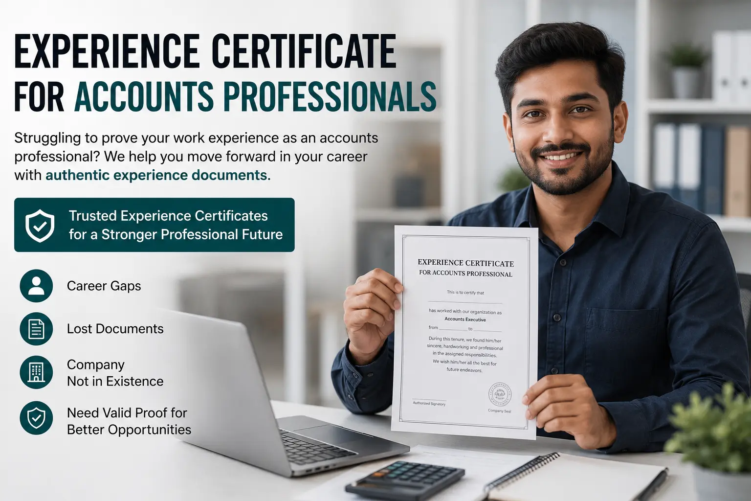 Experience Certificate For Accountant